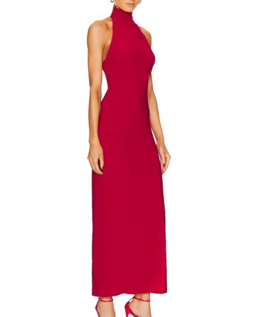 🌹Halter Turtleneck Side Slit Gown  - Image 2