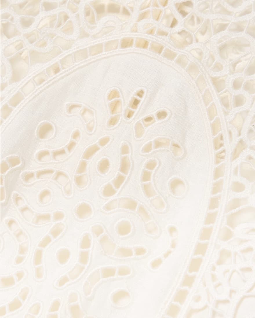 Ulla Johnson Eyelet Lace Linen Dress - Image 2