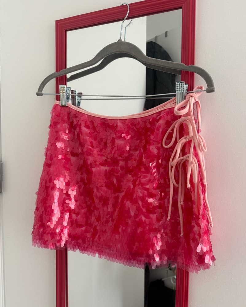 Sequin Mini Skirt - Image 1