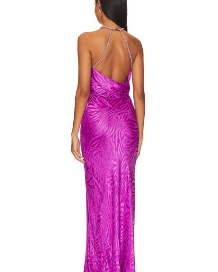 Saylor Purple Maxi Dress - Image 2