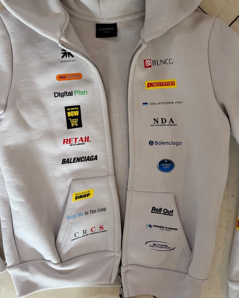 Balenciaga Unisex Zip  - Image 2