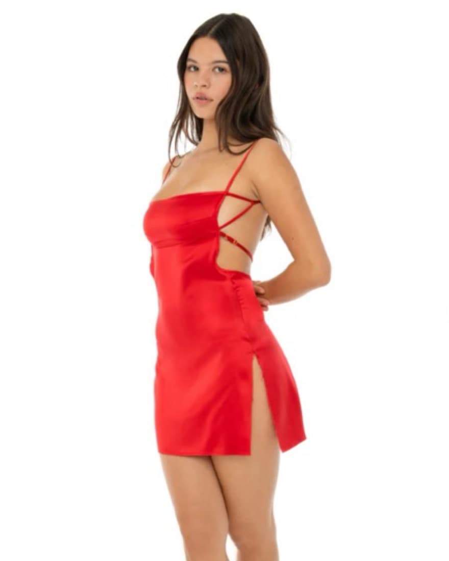 Red Backless Dress - Image 1