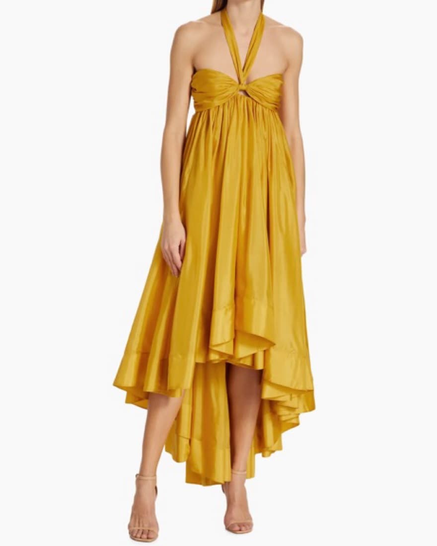 Zimmerman Halter High Low Dress - Image 2