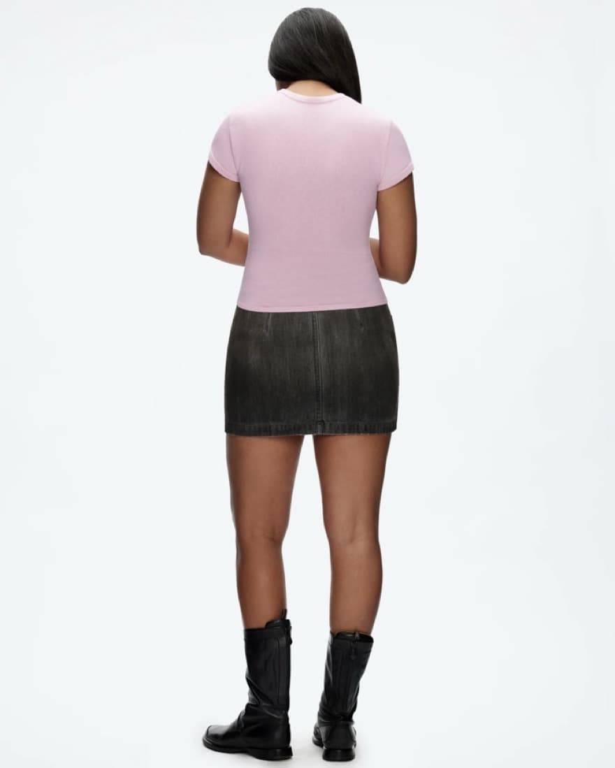 Tank Air Pale Pink Bunny Knit Tee - Image 4