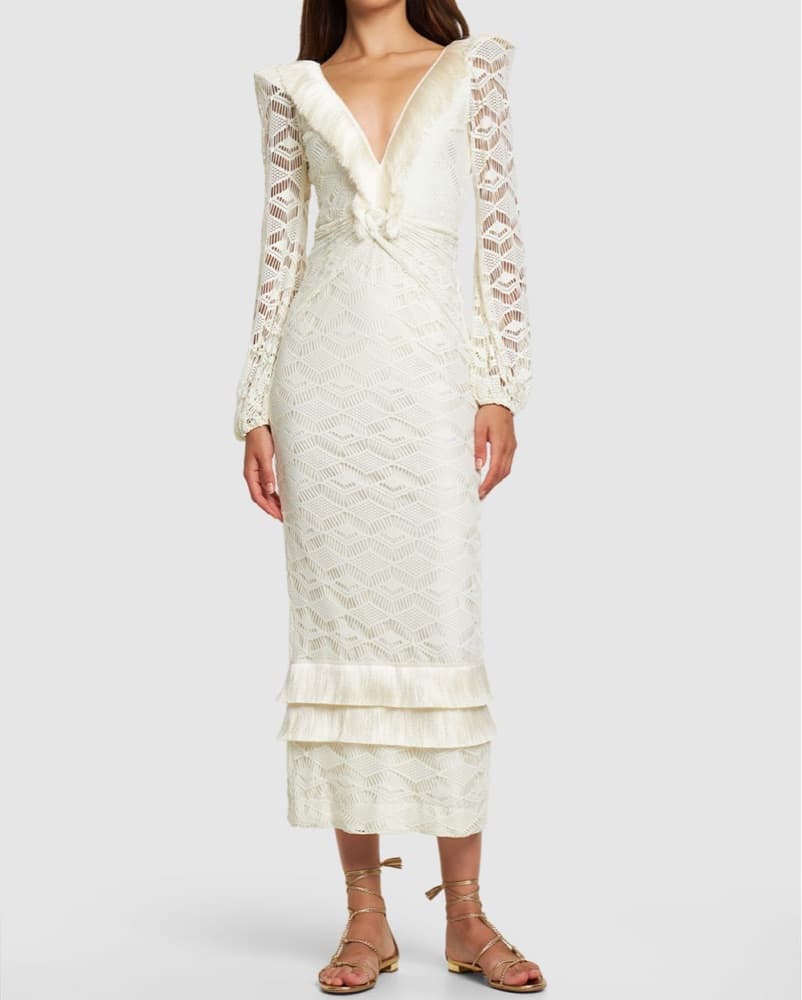 Brides! Patbo Crocheted maxi dress - Image 2