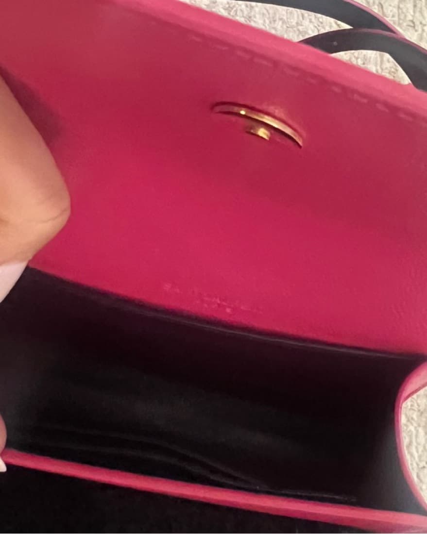 YSL SAINT LAURENT Pink Leather Belt Bag - Image 2