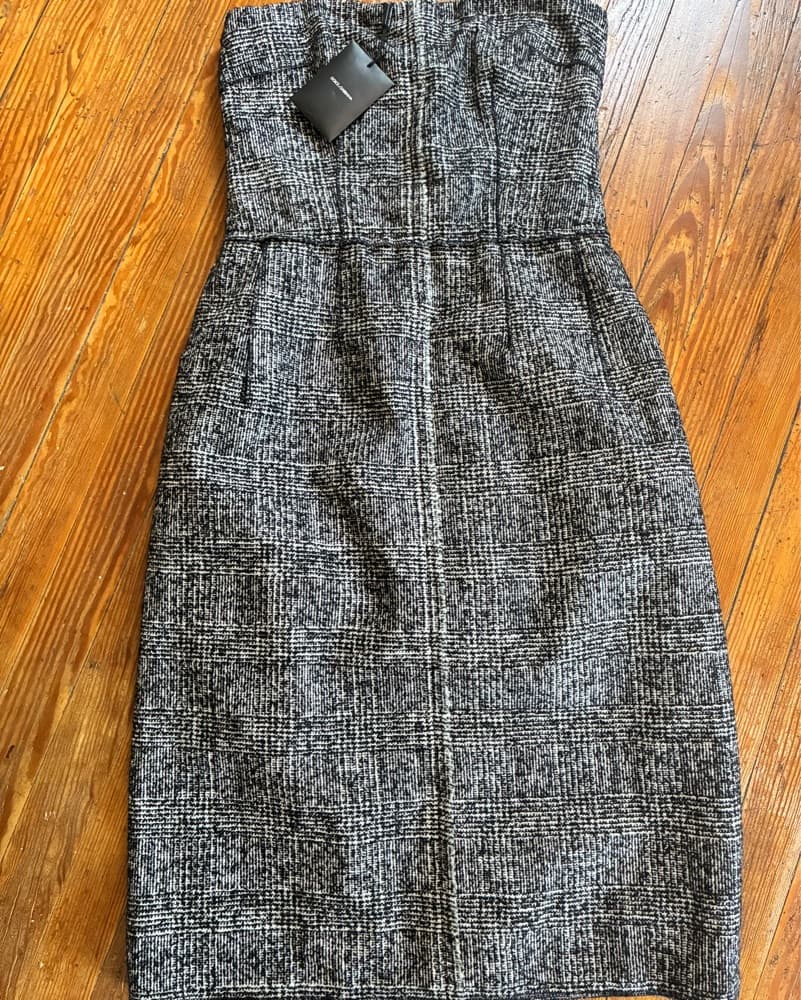Dolce & Gabbana Chic Chevron Midi Dress - Image 2