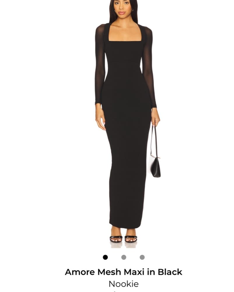 Mesh Sleeve Maxi Dress, Nookie - Image 2