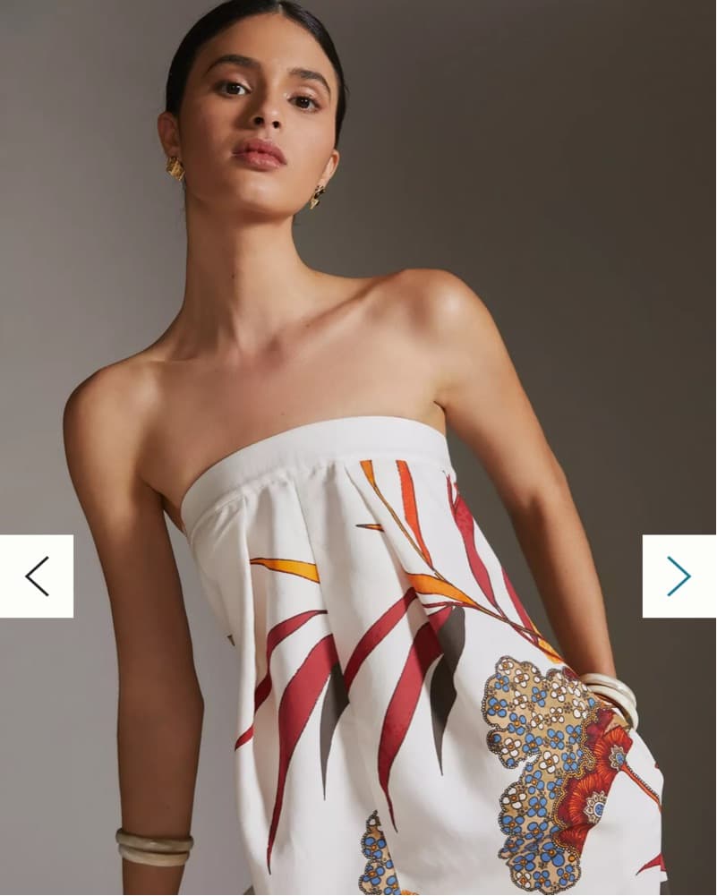 Strapless Wide Leg Jumpsuit - Image 3