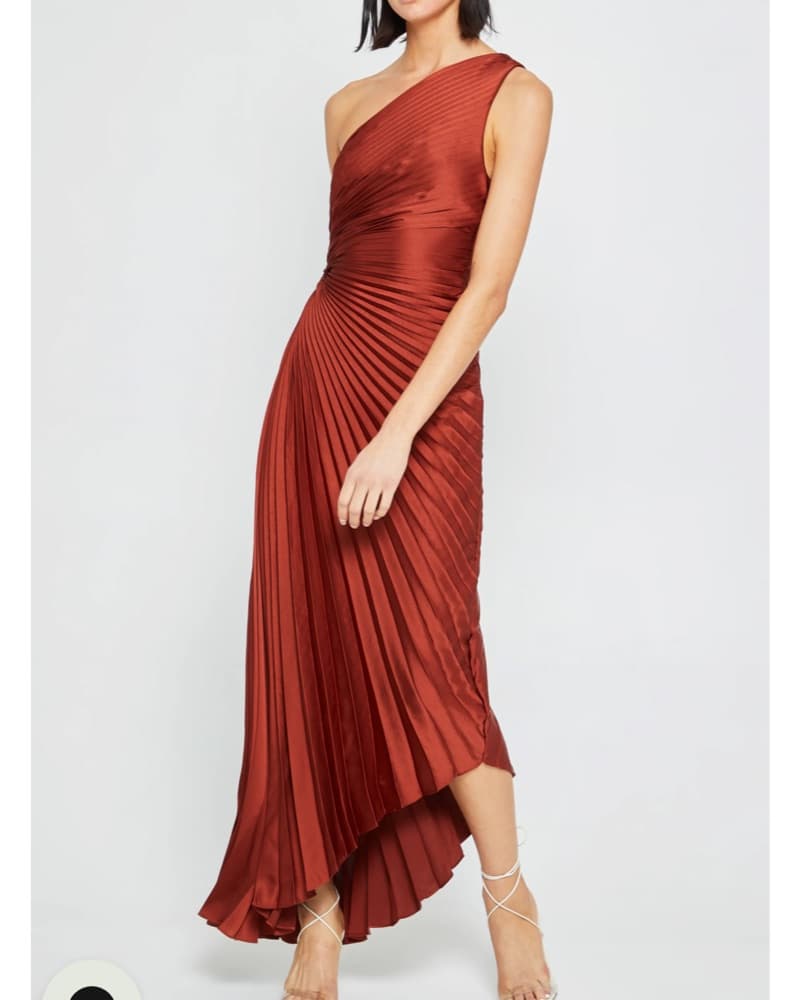 A.L.C. Delfina Asymmetrical Dress - Image 4