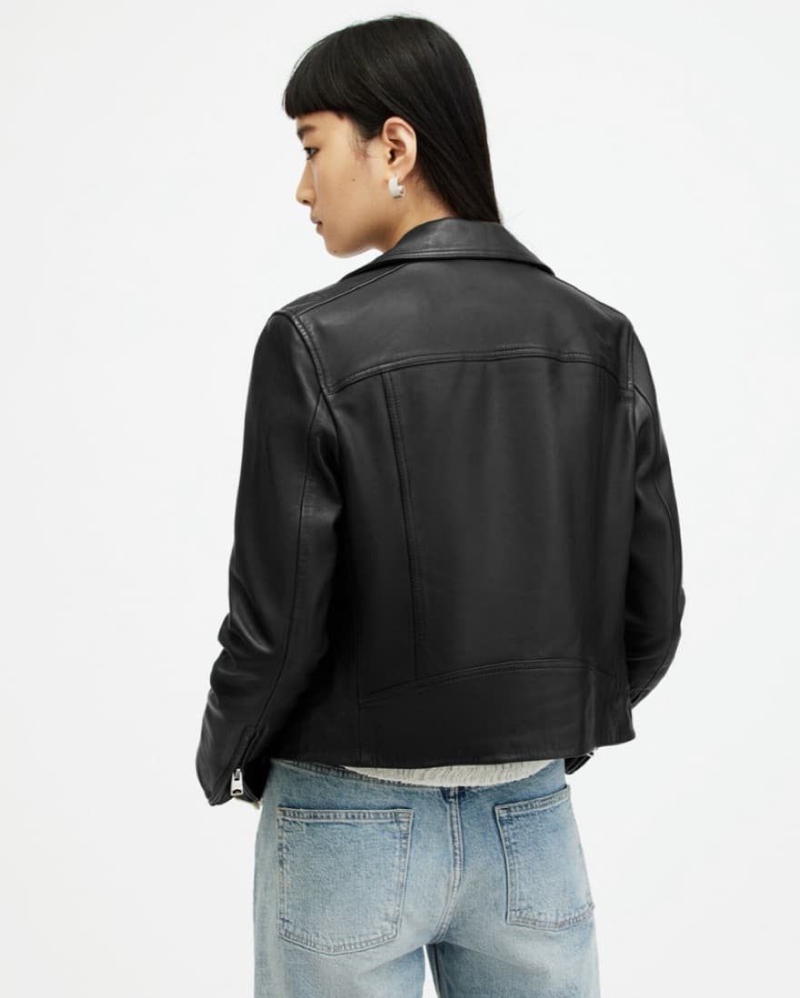 All Saints Leather Jacket - Image 3