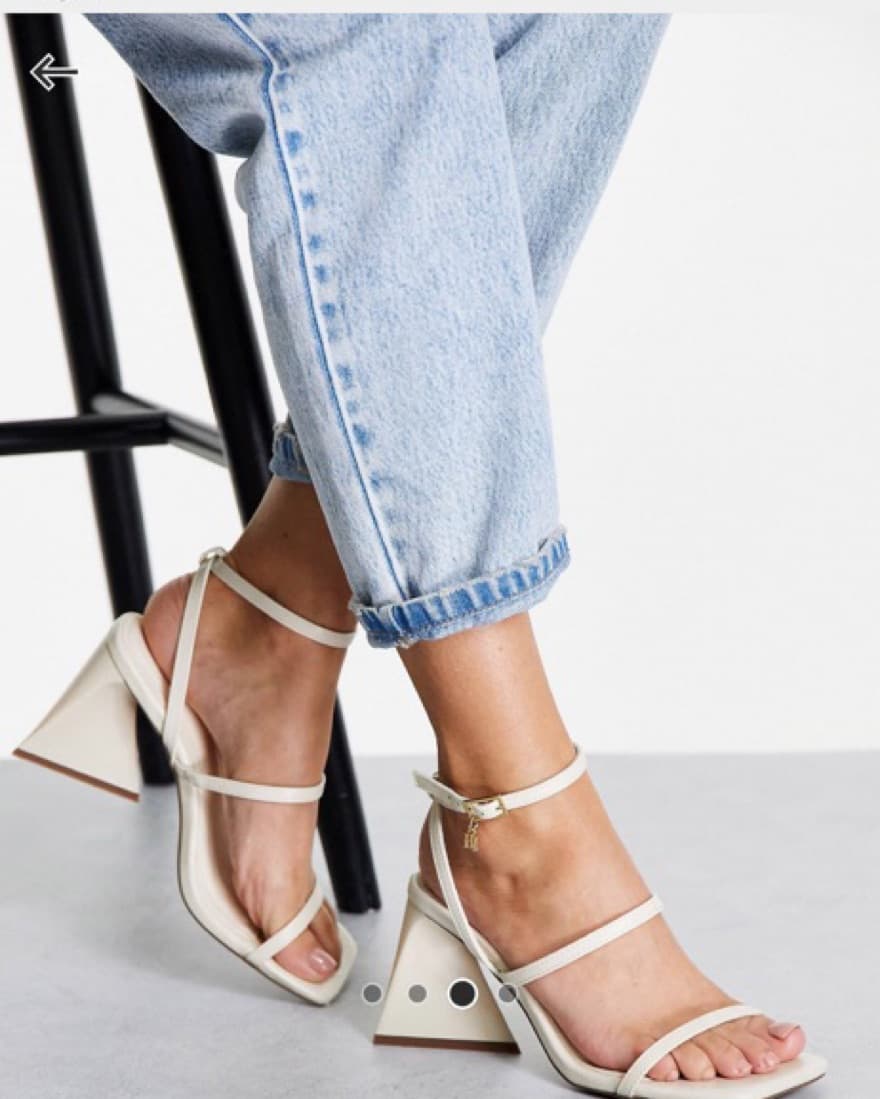 River Islans Strappg Heeled Sandals 36 - Image 3