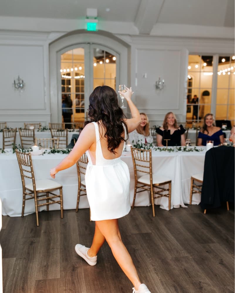 MILA Beaded Mini Dress - Ivory - Image 3