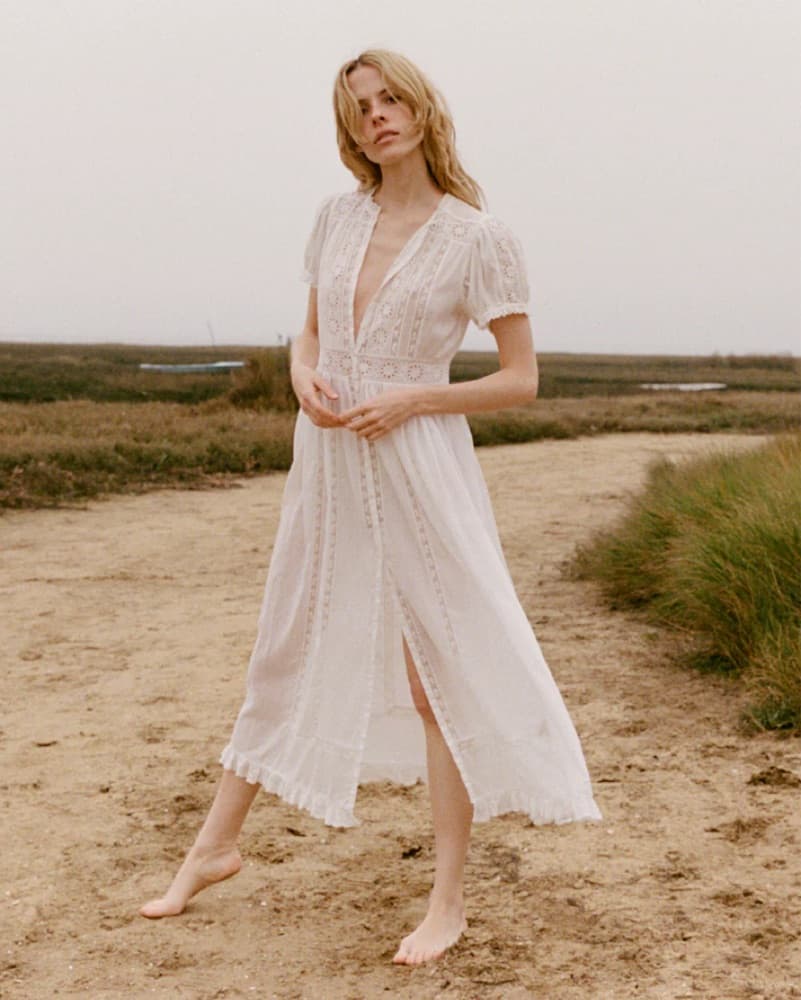 Doen White Windsor Dress - Image 3