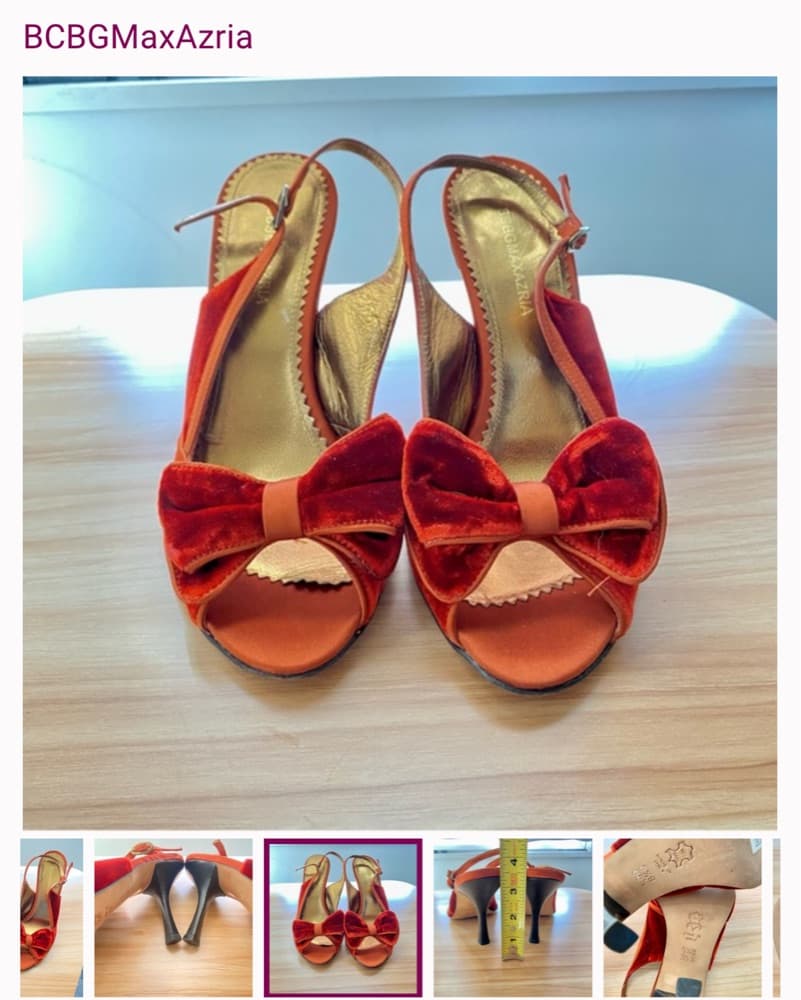 VINTAGE DESIGNER HEELS - Image 2