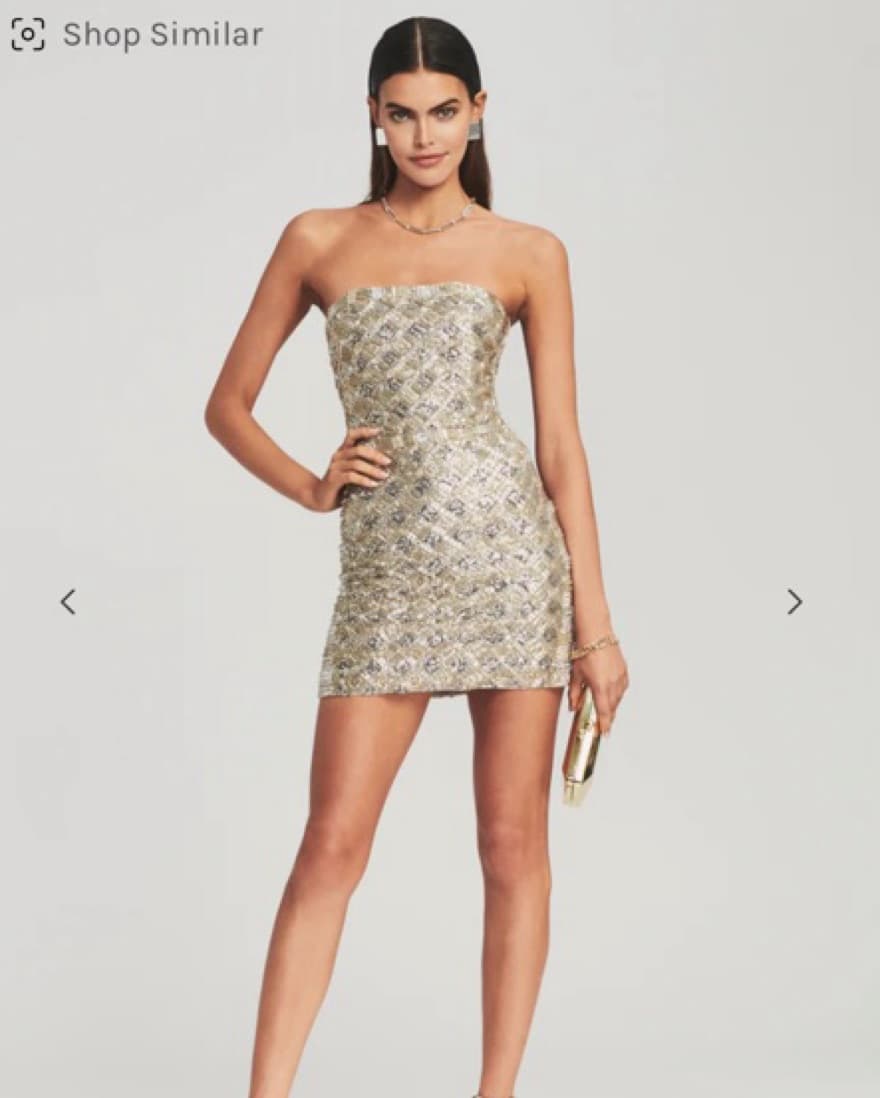 Retrofete Heather Strapless Mini Dress  - Image 2