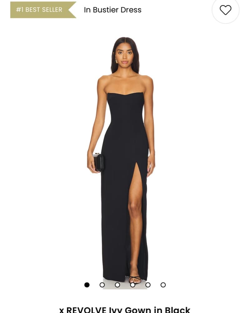 Amanda Uprichard Black Gown Bestseller - Image 1
