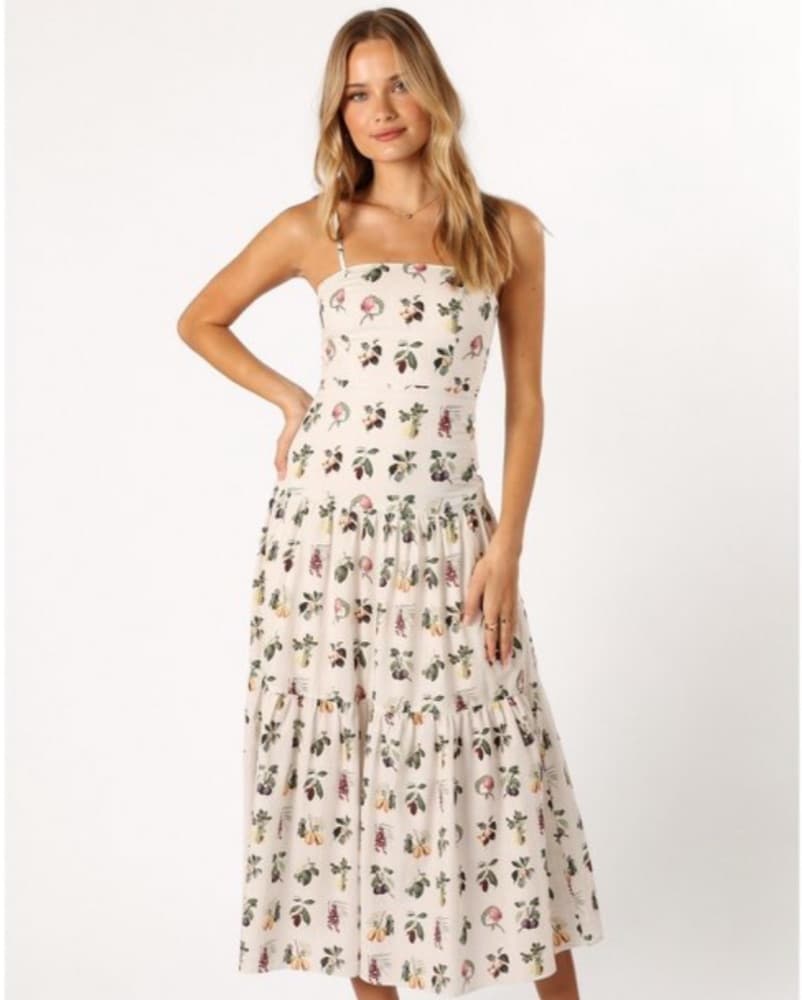 Petal and Pup Floral Midi Dress - Image 1