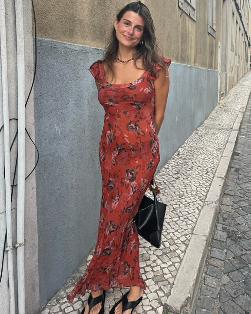 Red Realisation Par Dress - Image 4