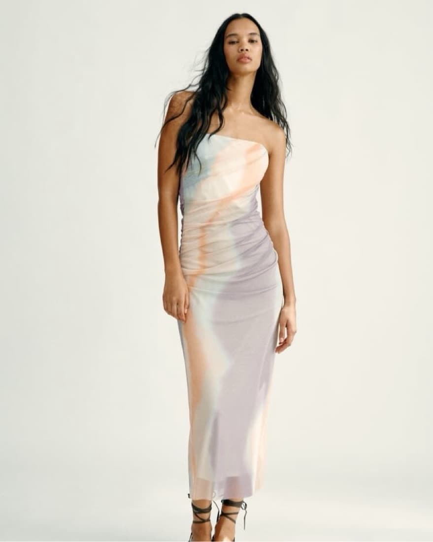 Zara Tie Dye Maxi Dress - Image 1