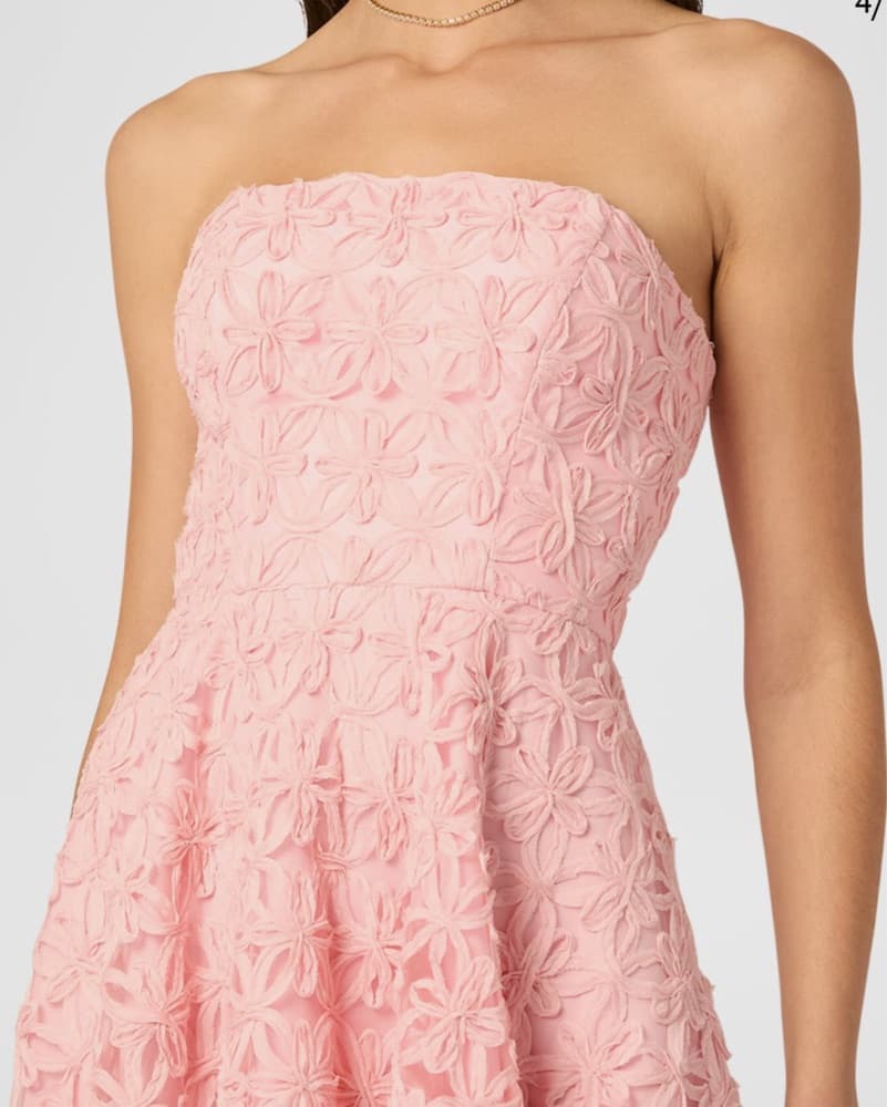 Shoshanna Floral Applique Maxi Dress - Image 4