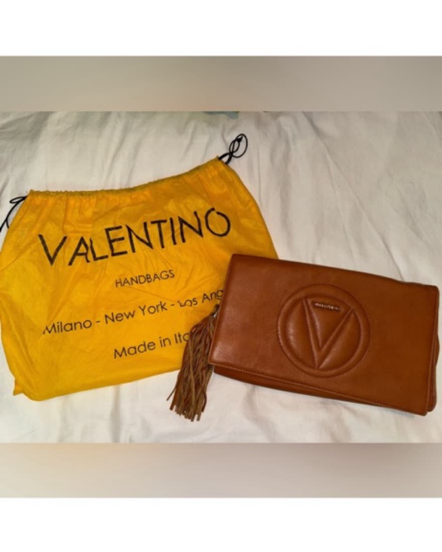 Valentino Leather Tassel Wallet - Image 1