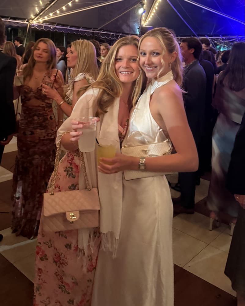 White Satin Halter Dress - Image 1