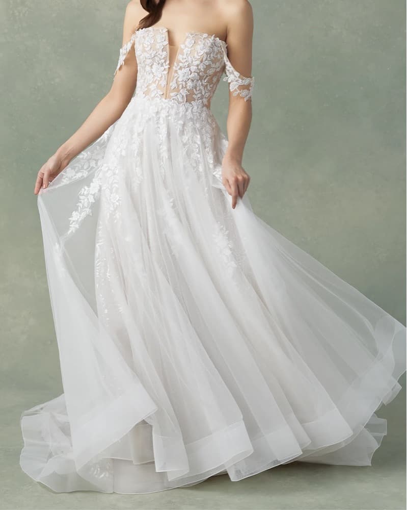 Justin Alexander Wedding Dress - Image 4