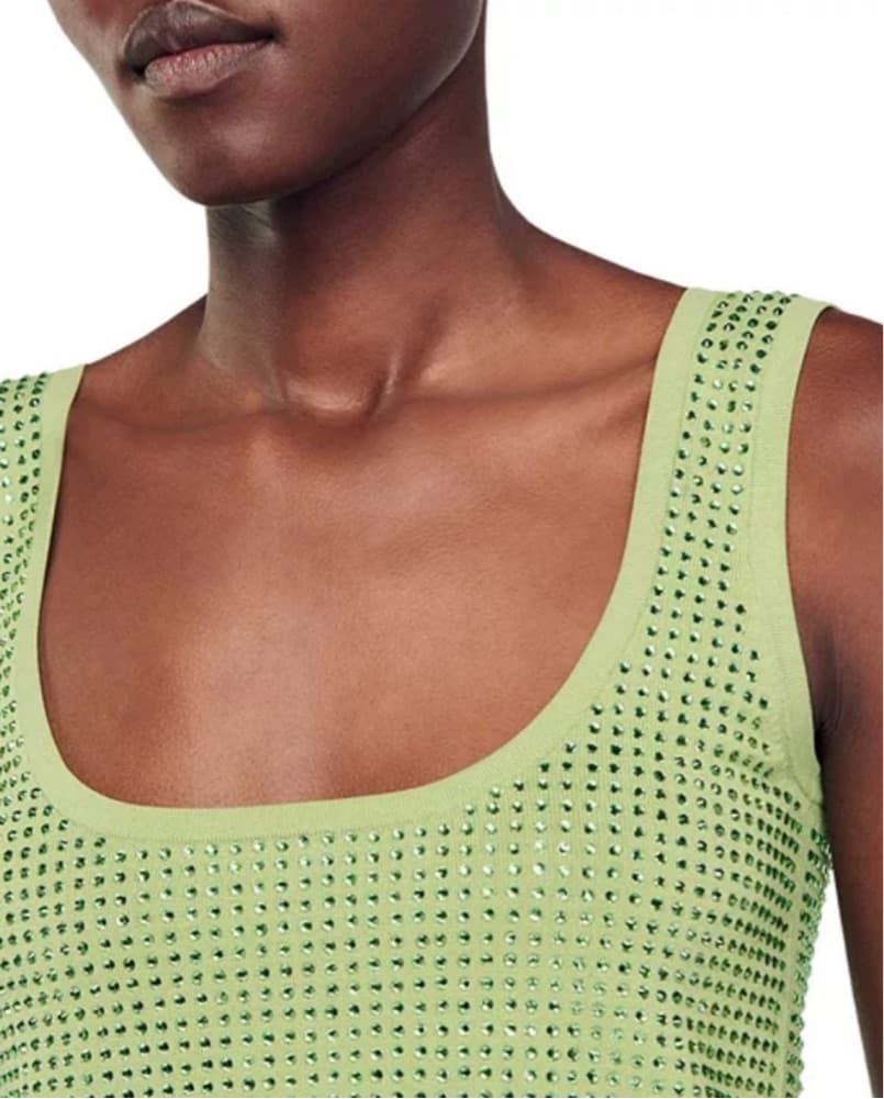 Sandro Paris Rhinestone Tank - Image 3