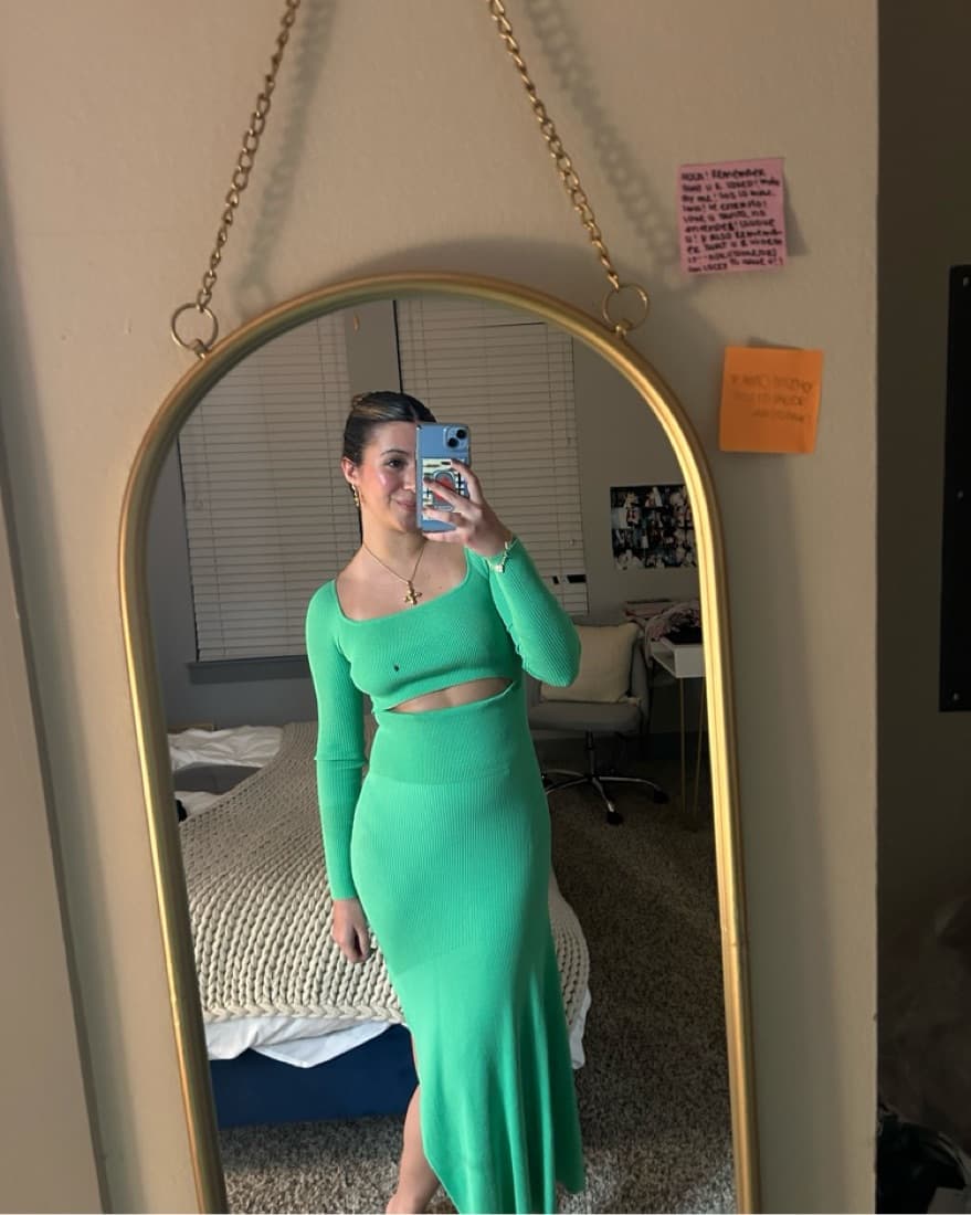 A.L.C  Green Dress - Image 2