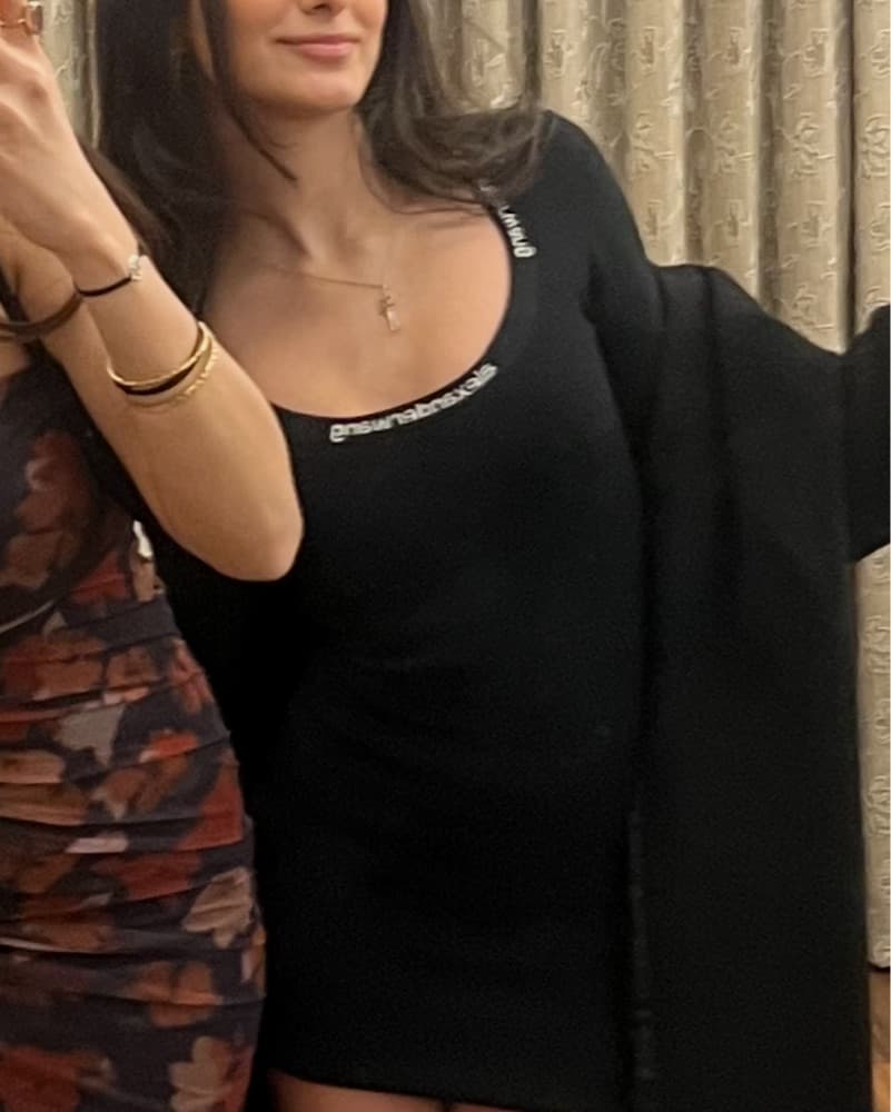 Alexander Wang Black Full Sleeve Dress - Image 1