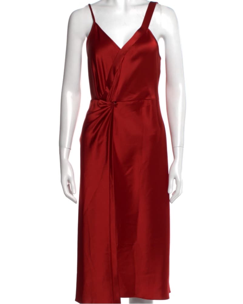 T By Alexander Wang Red Dress - Image 1
