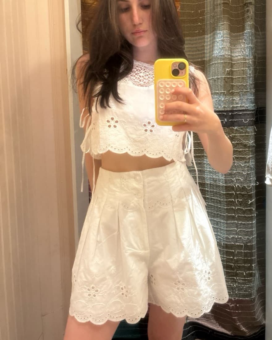 FREE PEOPLE EYELET SET - Image 1