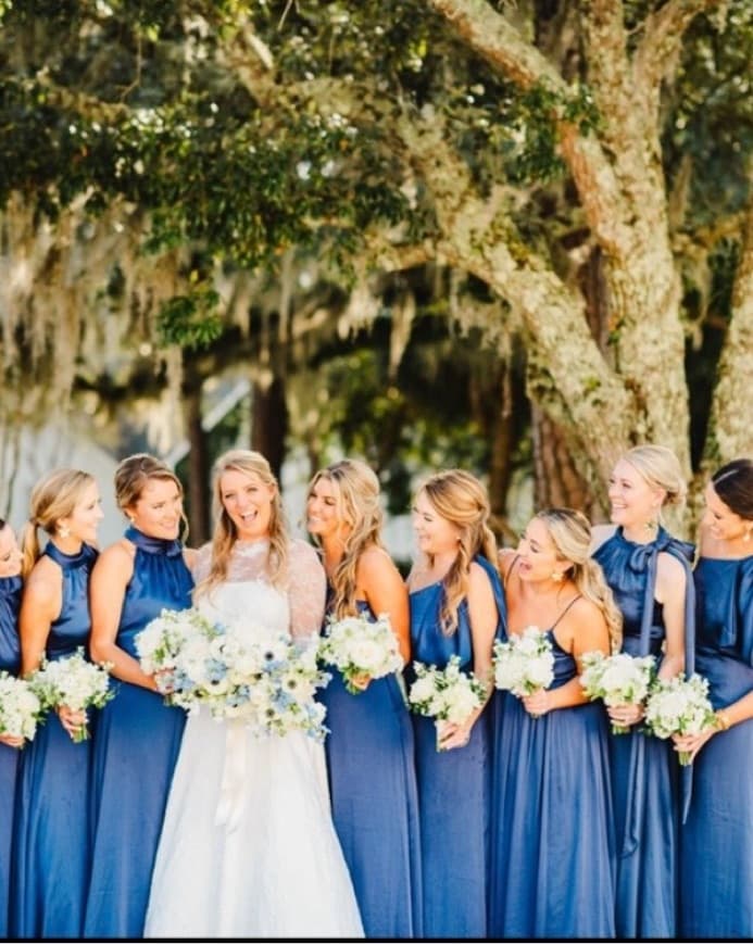 Sachin & Babi, Kayla Gown - Deep Cobalt - Image 5