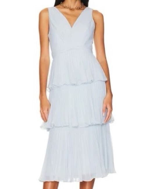 BCBGMAXAZRIA Tiered Gown - Image 1