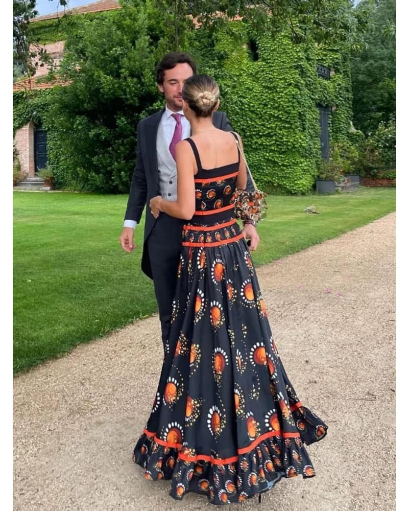 Paco Rabanne Firework Maxi Dress | Colorful Wedding Guest Dress, Western Chic, Summer Formal Dress - Image 4