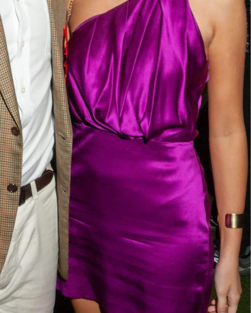 Michelle Mason Purple Dress - Image 1
