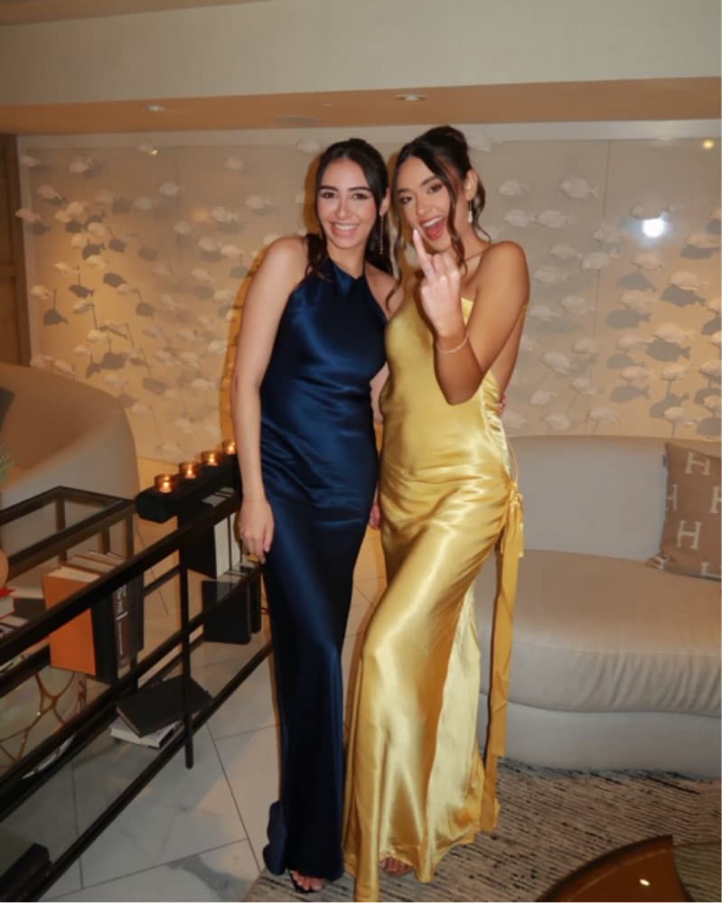 Reformation Satin Maxi Dress - Image 1