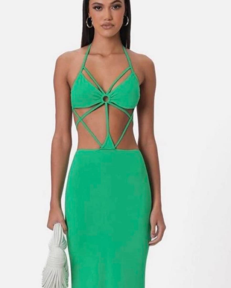 The Kript Green Jamie Dress  - Image 2