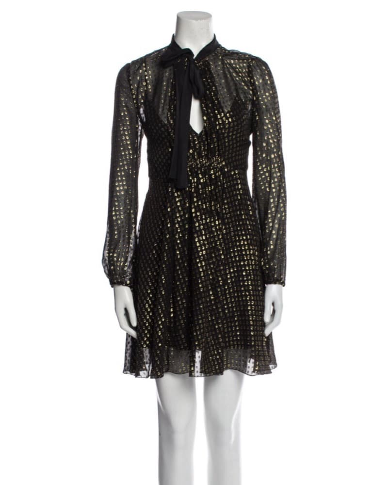 RedValentino Black Metallic Dress - Image 1