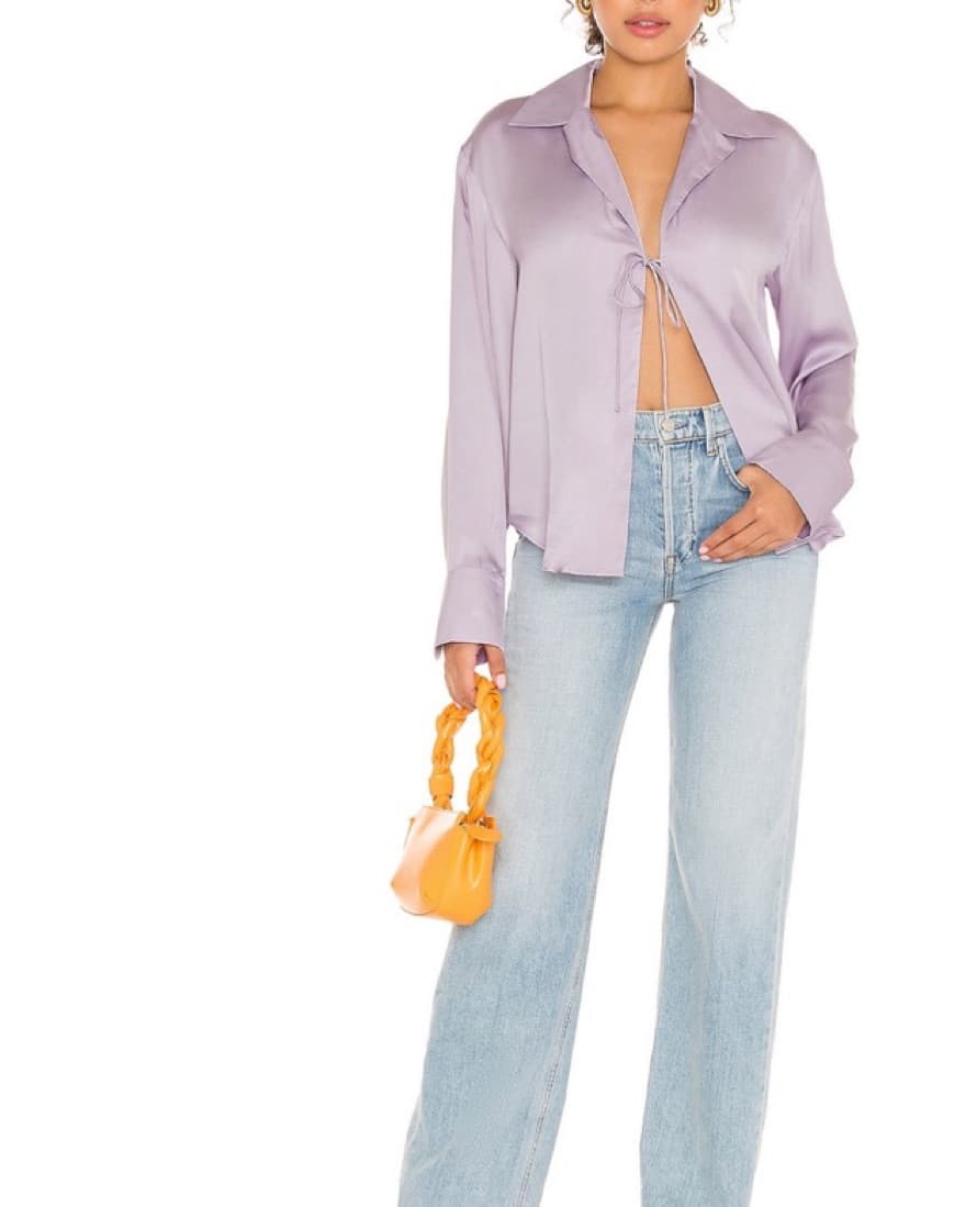 Purple Song Of Style Tie Top - Image 2