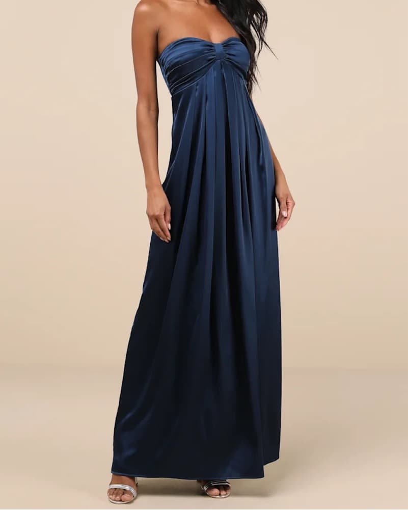Lulus Memorable Entrance Dark Blue Strap - Image 1