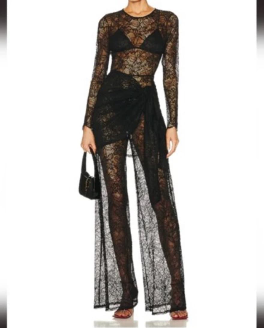 L’agence Jumpsuit Lace Black - Image 2