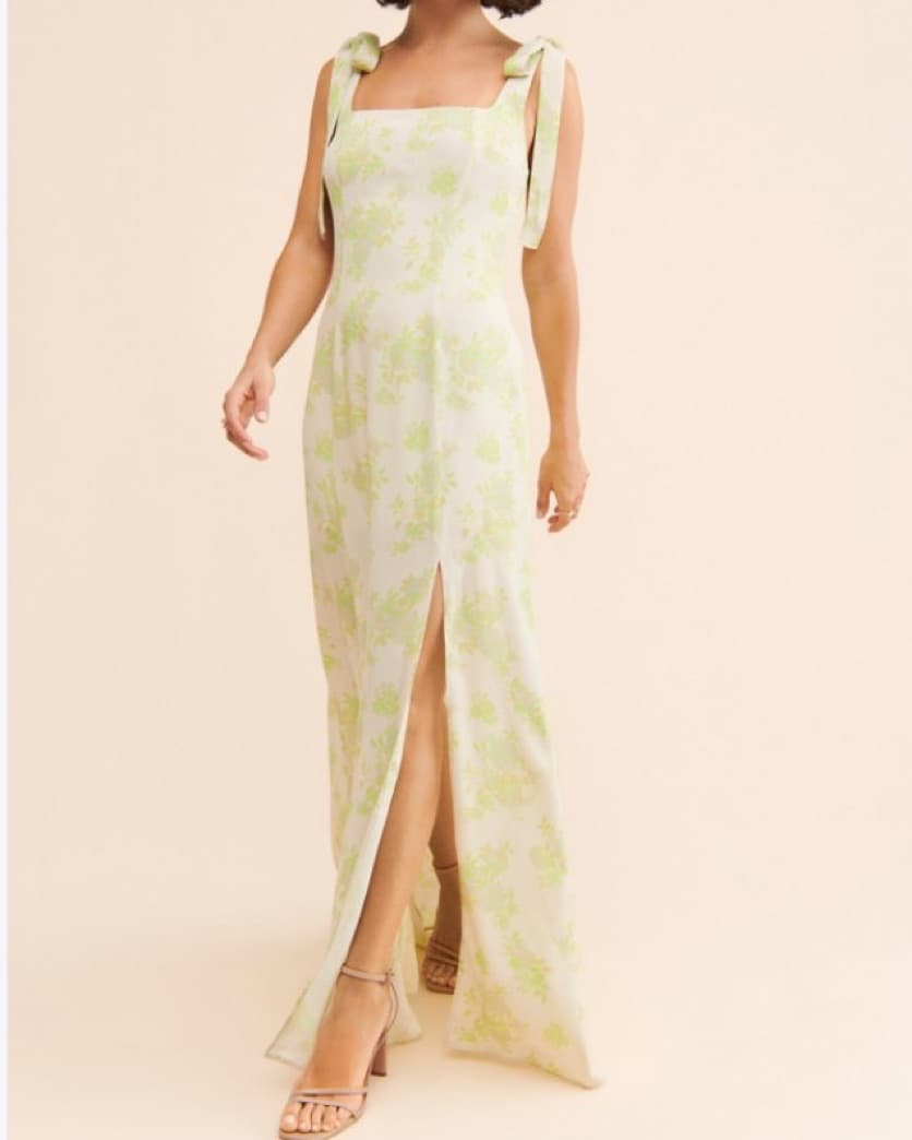 Tie Strap Maxi Dress - Image 1