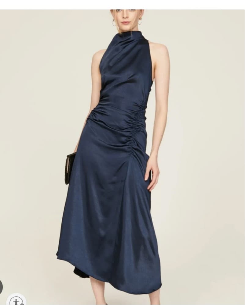 ALC blue Satin Dress  - Image 3