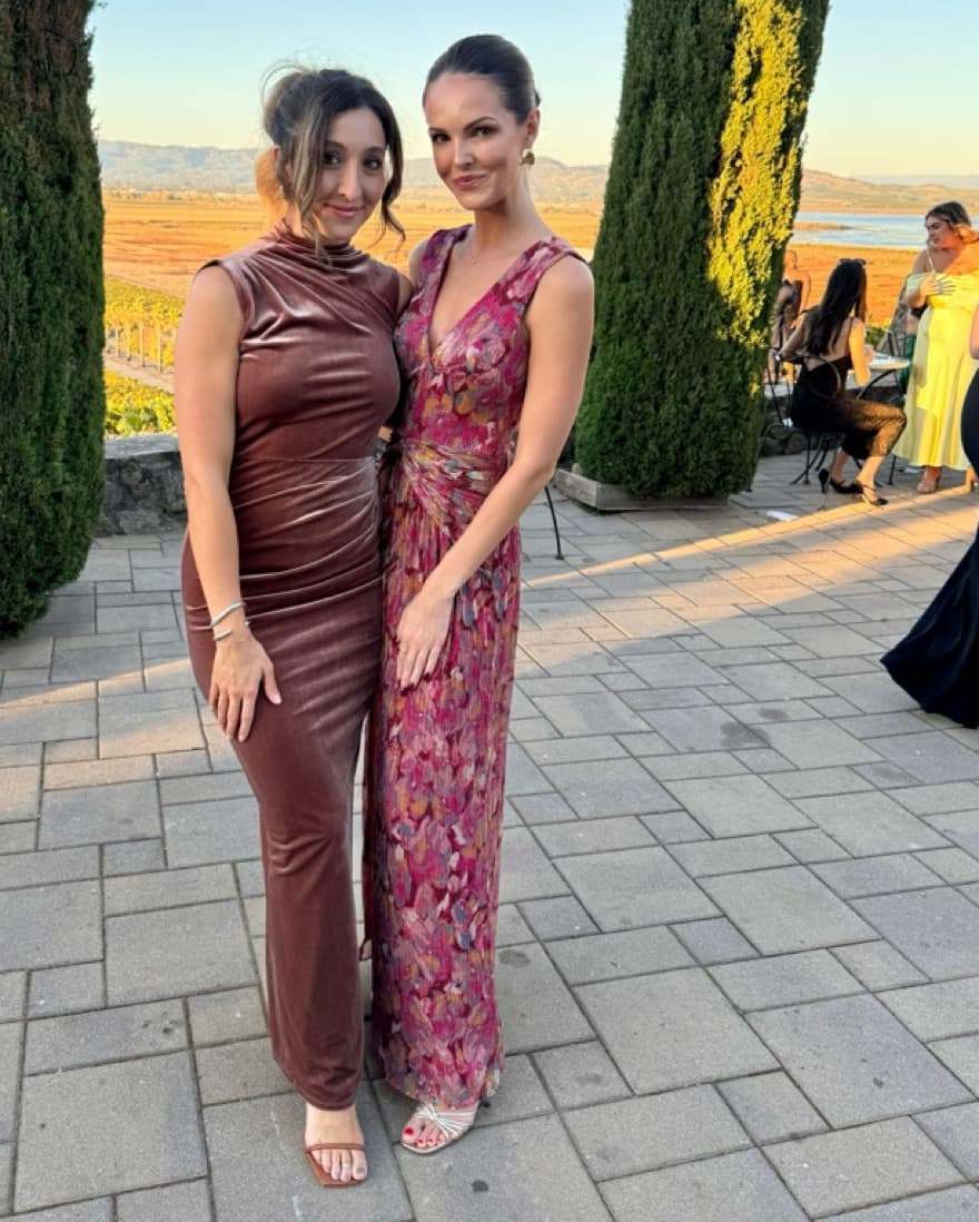 Metallic Sleeveless Gown - Image 4
