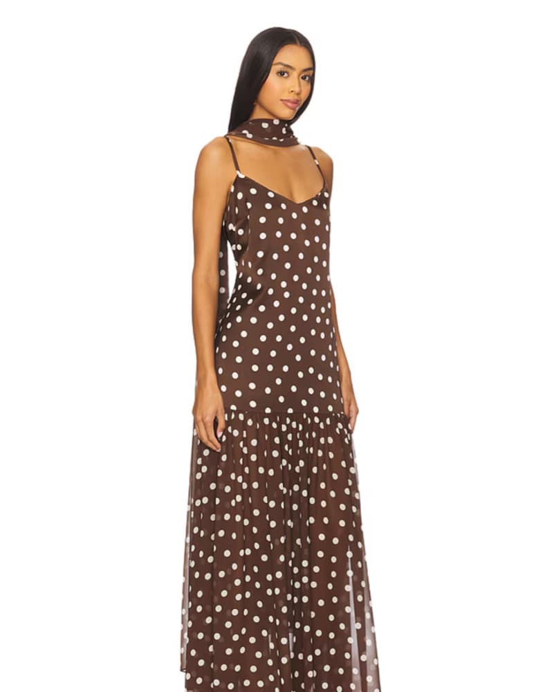 Show Me Your Mumu Polka Dot Midi - Image 1