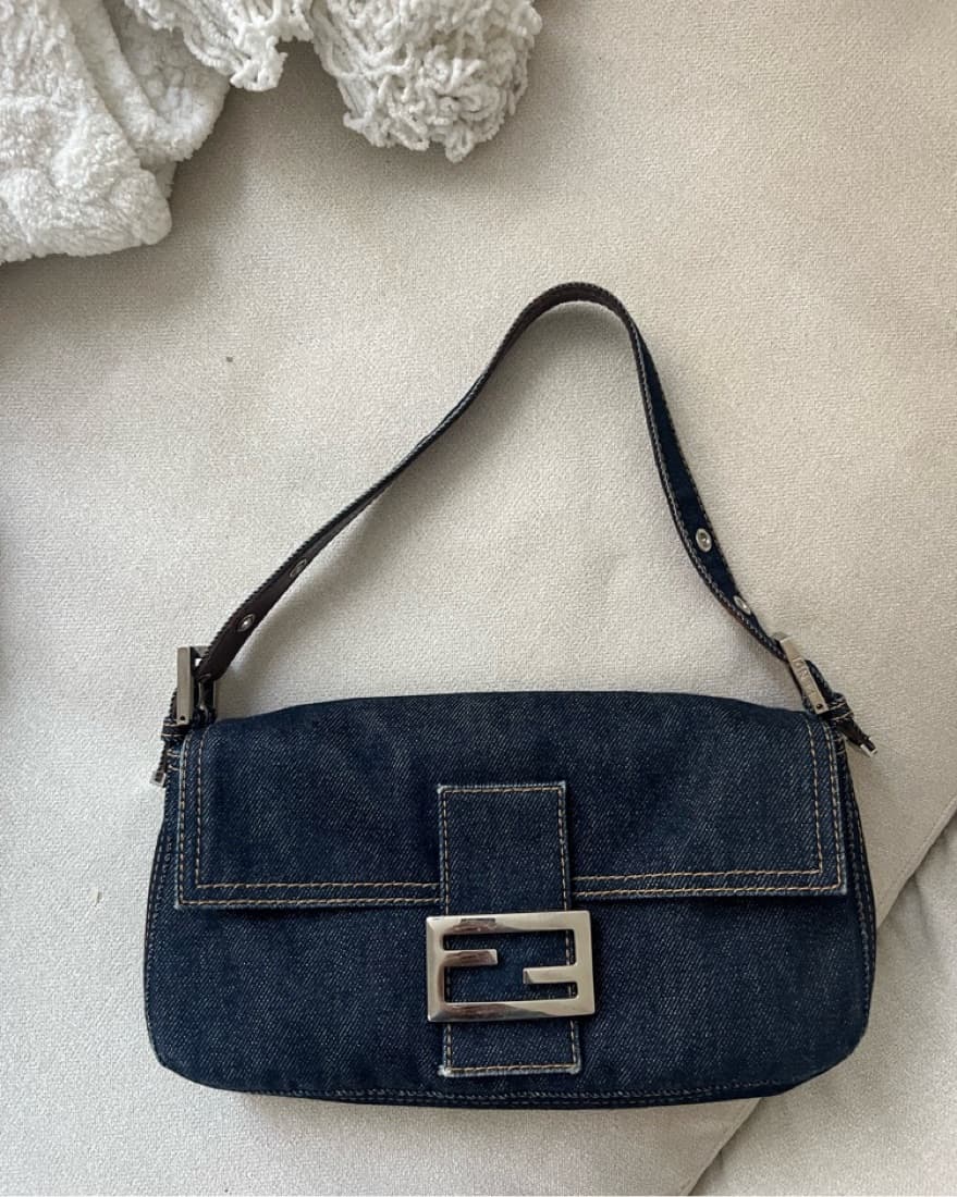 Fendi Denim Baguette - Image 1