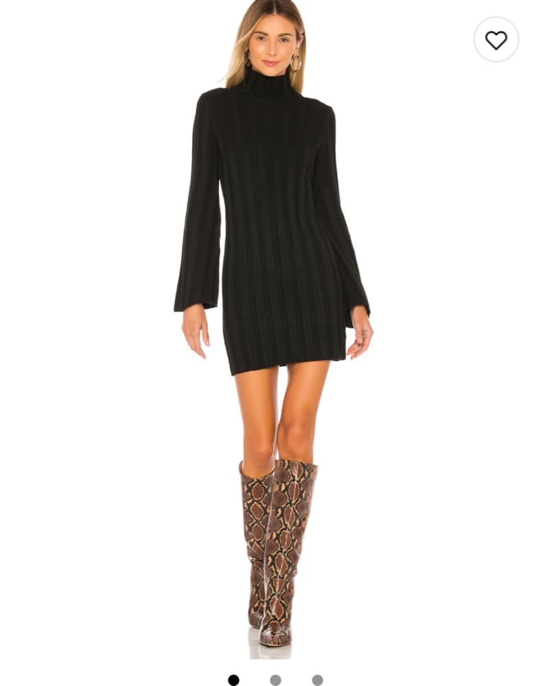 Black Turtleneck Dress  - Image 1