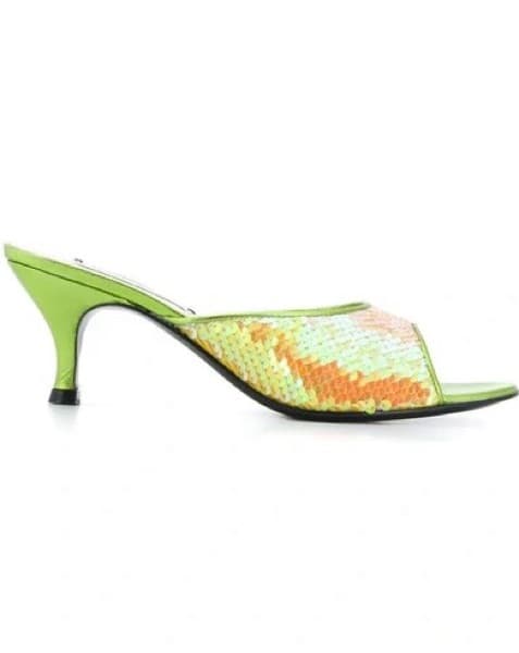 leandra medine sequin kitten heels - Image 1